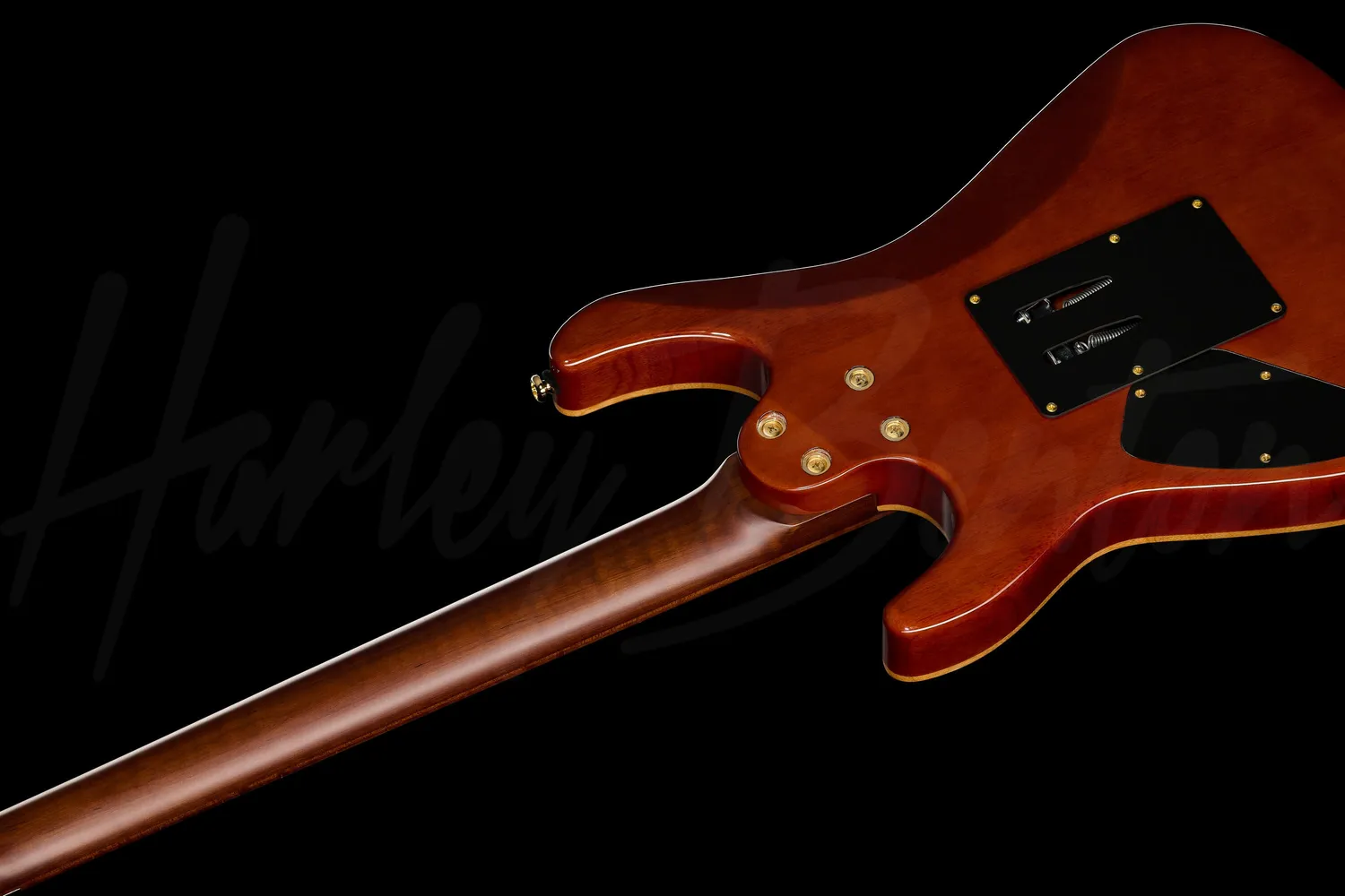 Harley Benton Guitar MAX Fusion Signature E-Gitarre lila