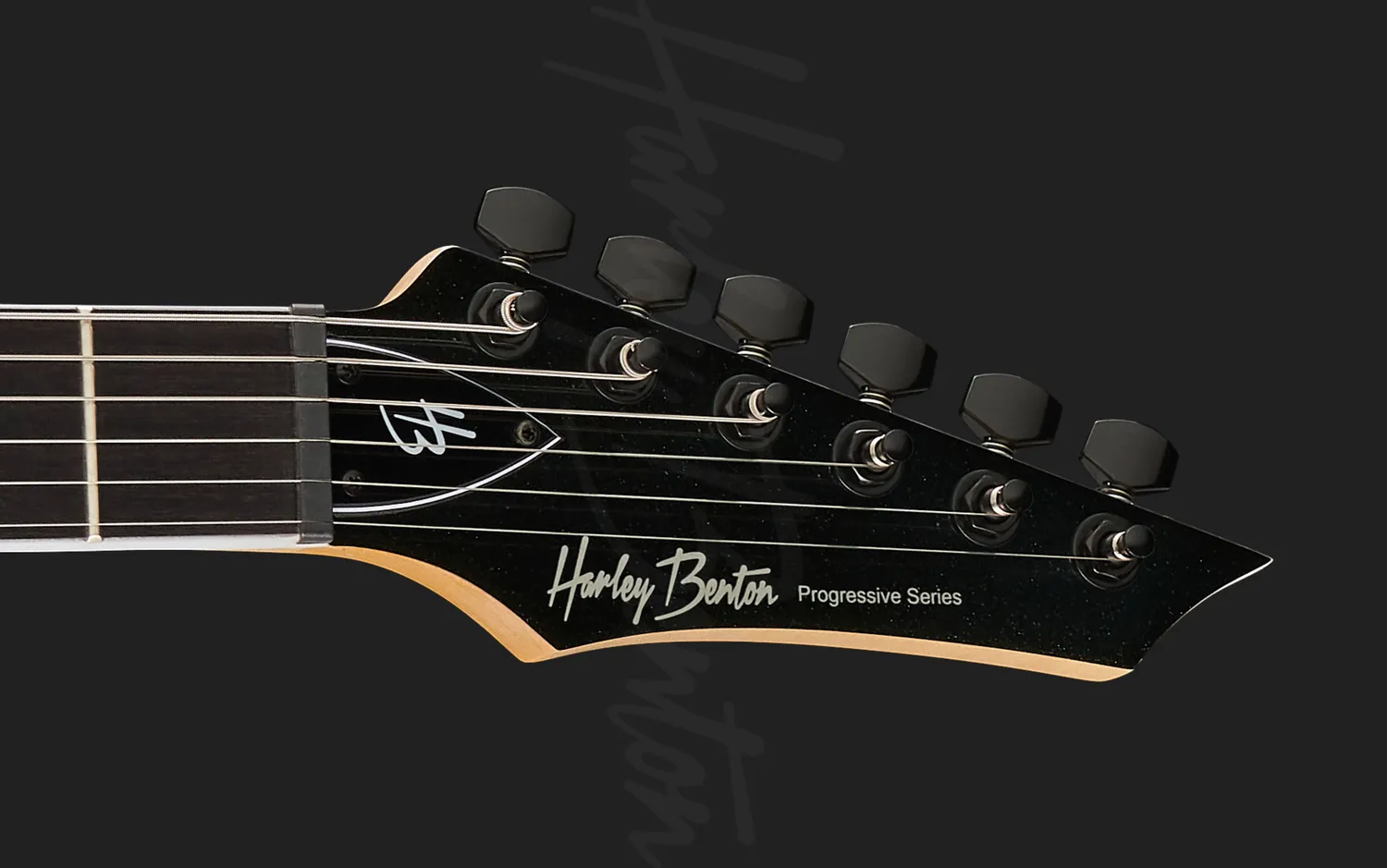 Harley Benton Rock R-446 E-Gitarre Flip Flop Blue 24 Bünde