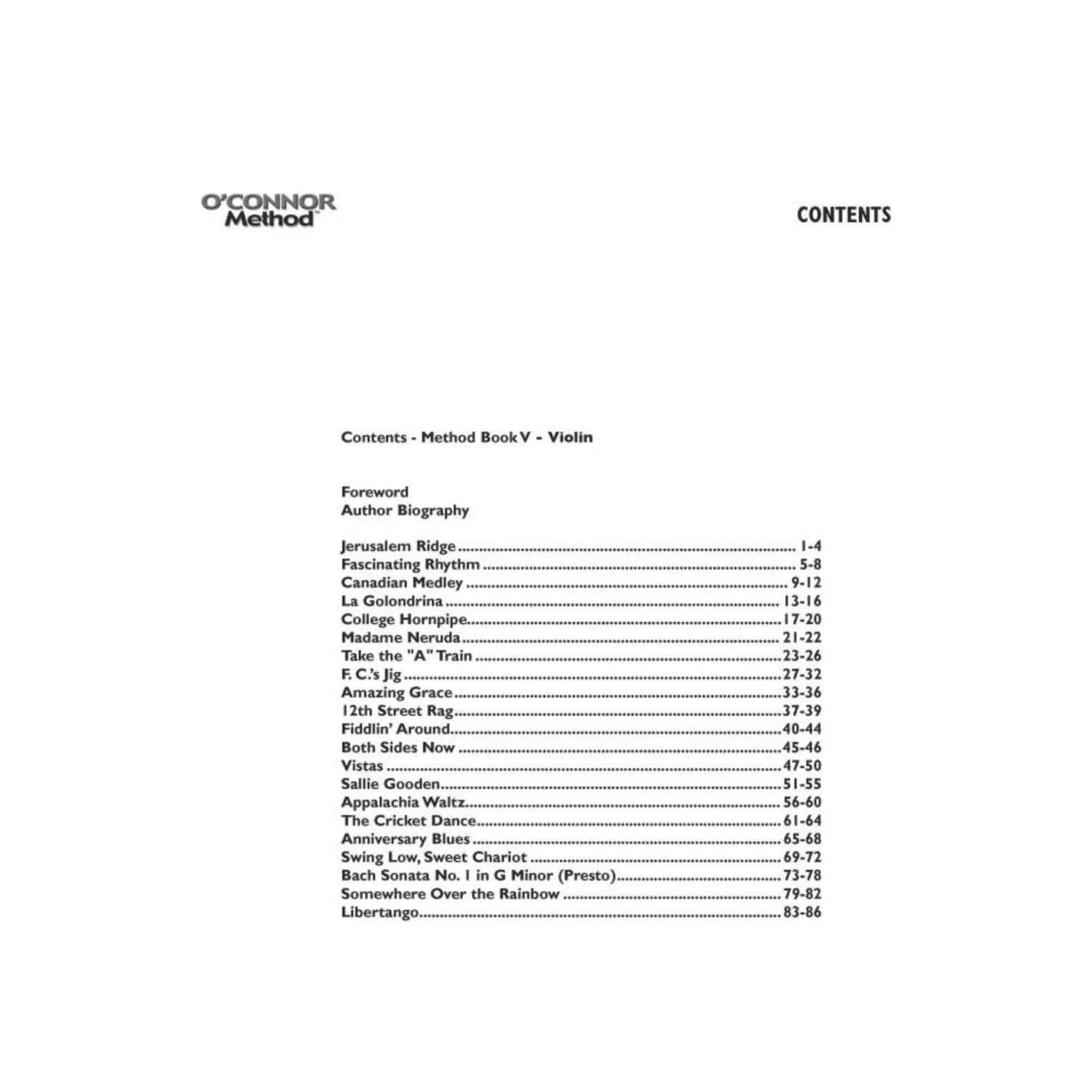 Shar O'Connor Violinschule Buch V Download Noten Advanced 21