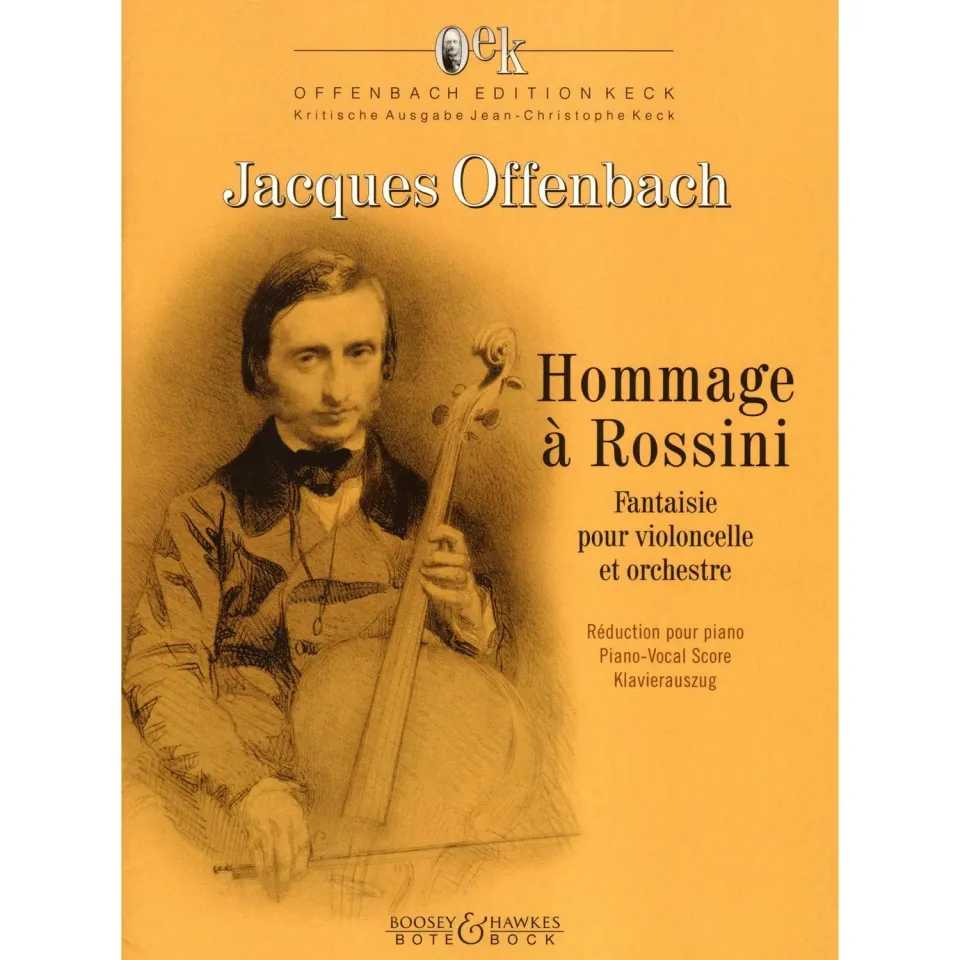 Offenbach Hommage a Rossini Cello Klavier Noten Keck
