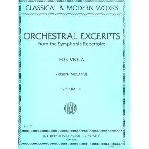 Shar Vieland Orchesterstellen Bratschennoten Band 1