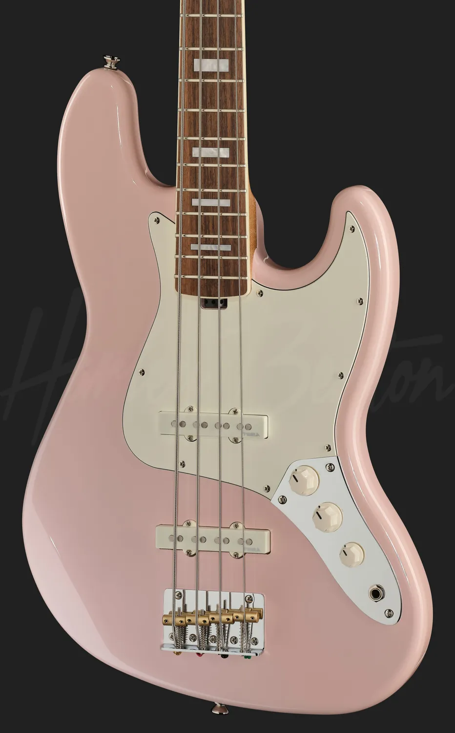 Harley Benton Pro MV-4JB E-Bass Burgundy Mist