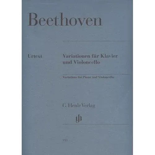 Henle Beethoven Variationen Op.66 WoO 45/46 Noten Cello Klavier Urtext