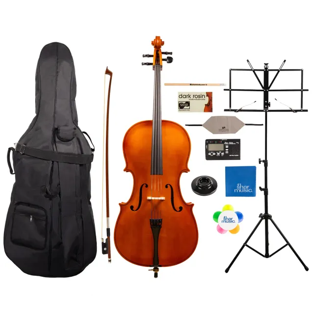 Franz Hoffmann Amadeus Cello Laminat Deluxe Set 4/4 Ebenholz