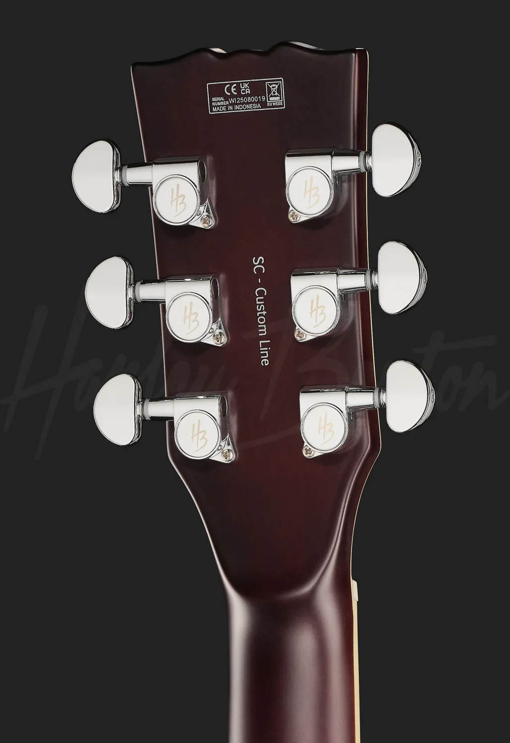 Harley Benton SC-Custom III E-Gitarre Satin Paradise Humbucker
