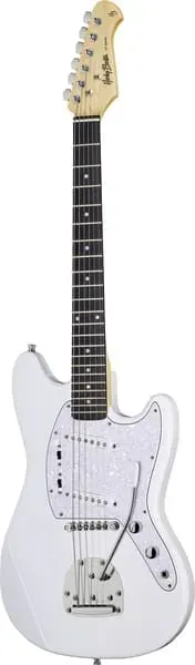 Harley Benton MS-60 E-Gitarre Vintage White Singlecoil