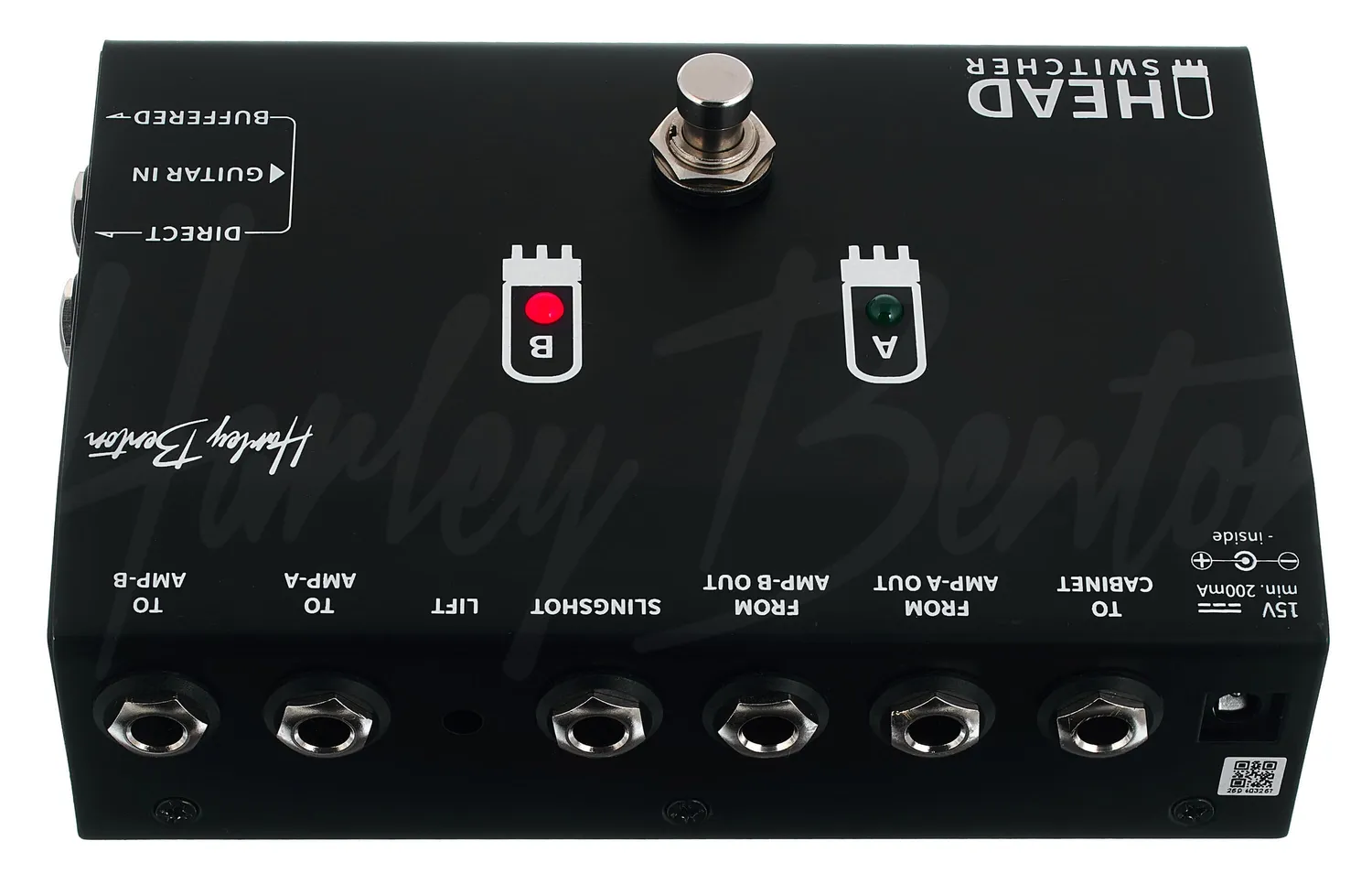 Harley Benton Tube Head Switch Amp-Umschalter 2 Heads