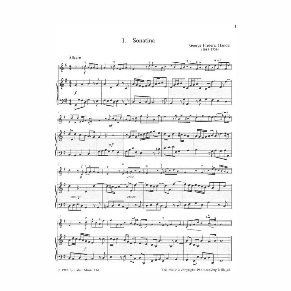 Faber DeKeyser Waterman Young Violinist Repertoire 4 Noten