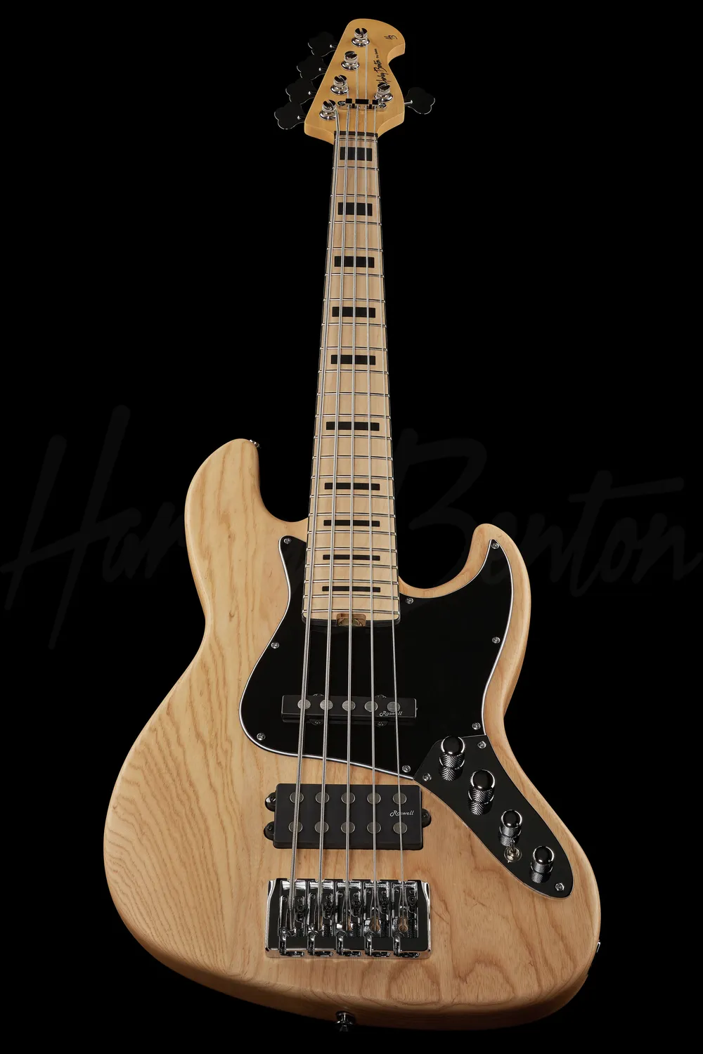 Harley Benton Enhanced MJ-5MN E-Bass Natural 5-saitig