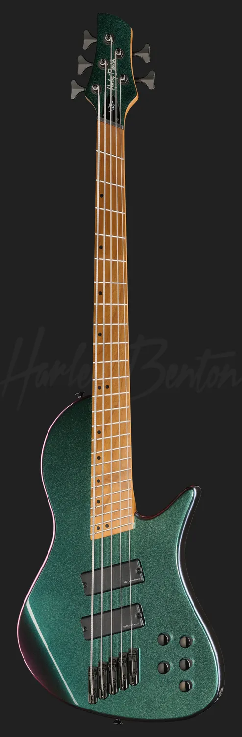 Harley Benton MSB-5 E-Bass 5-saitig Flip Flop Blue