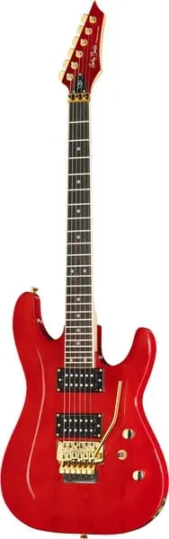 Harley Benton Rock S-620 TR E-Gitarre Floyd Rose Rot