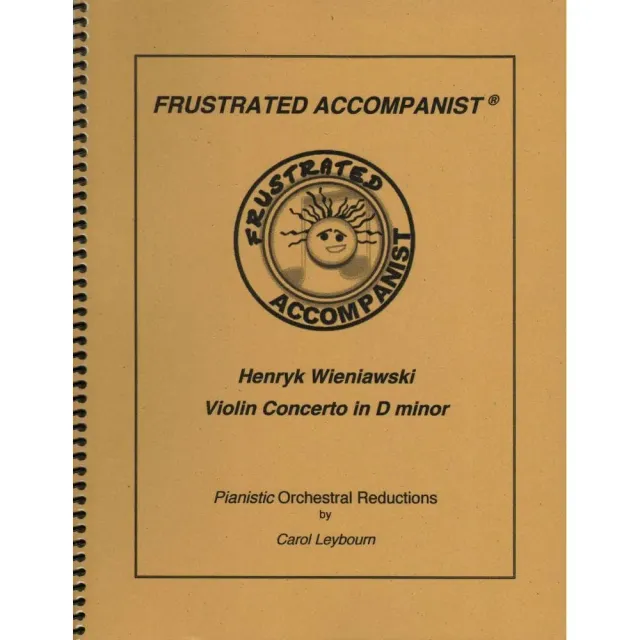 Leybourn Frustrated Accompanist Wieniawski Konzert Nr.2 Klaviernoten d-moll