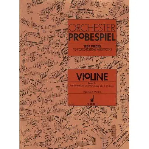 Schott Probespiel Violine Noten Band 1 Teststücke