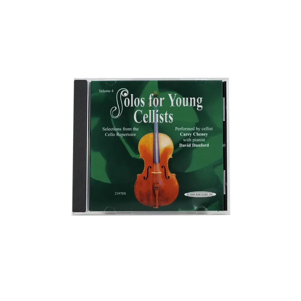 Shar Music Solos for Young Cellists Volume 4 CD Carey Cheney