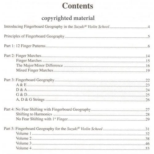 Shar Music Barber Fingerboard Geography Vol 1 Noten Violine Lagen
