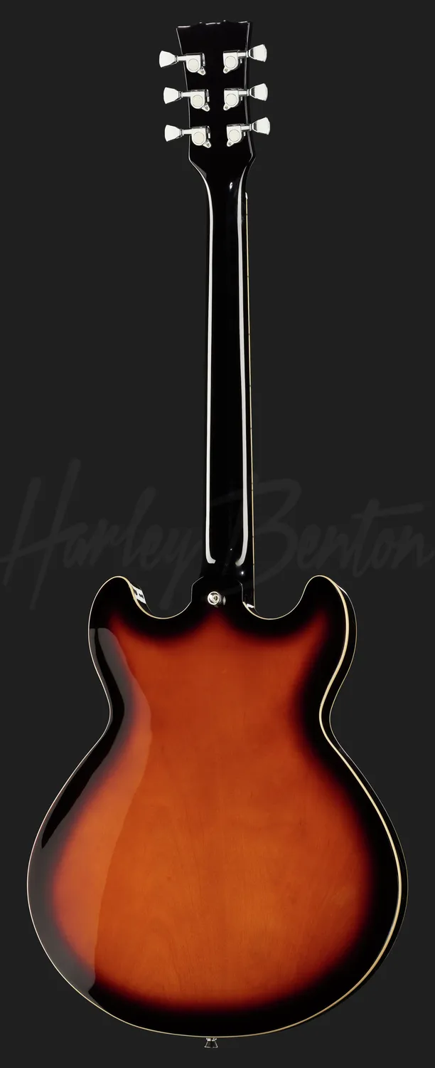 Harley Benton Deluxe HB-35Plus VS Halbakustik Vintage Burst