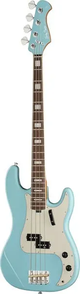 Harley Benton Pro MV-4P E-Bass Daphne Blue Alnico