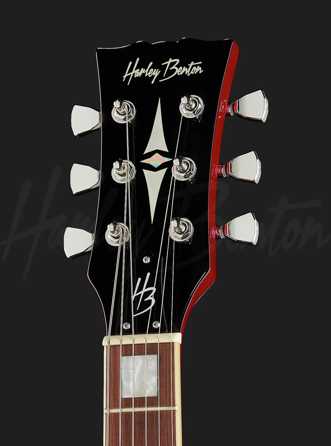 Harley Benton HB-35Plus CH E-Gitarre Cherry halbakustisch