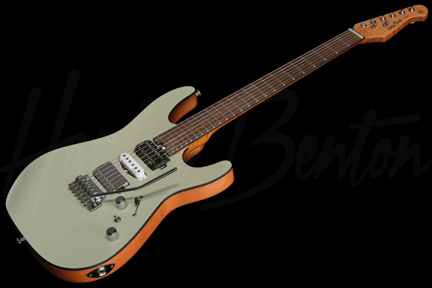 Harley Benton Fusion-IV HSH RW E-Gitarre Satin Grey Tremolo