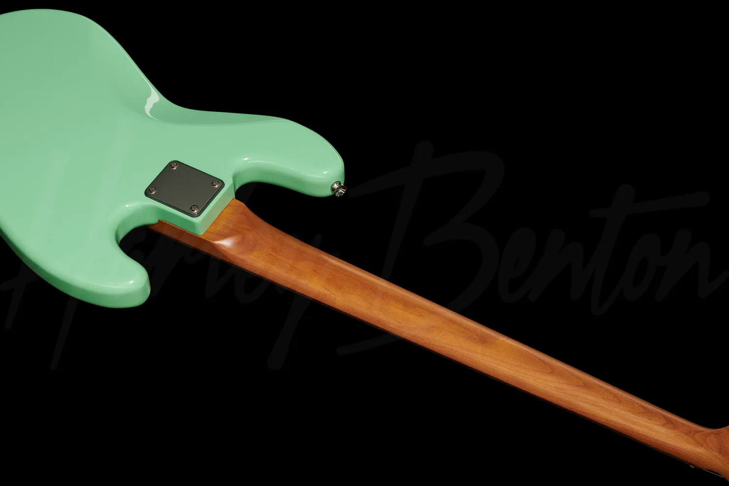 Harley Benton JB-62 LH E-Bass Linkshänder Seafoam Green