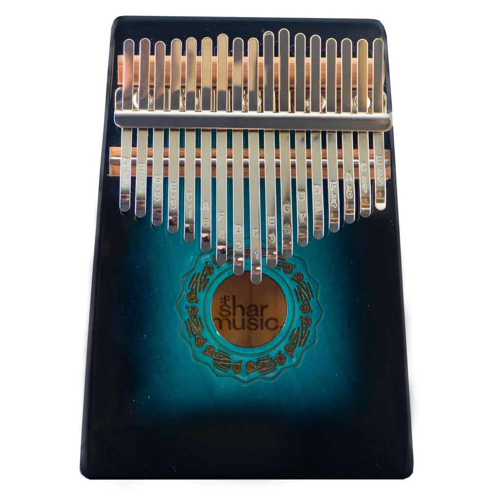 Shar Music Blue Kalimba 17 Tasten blau mit Tasche