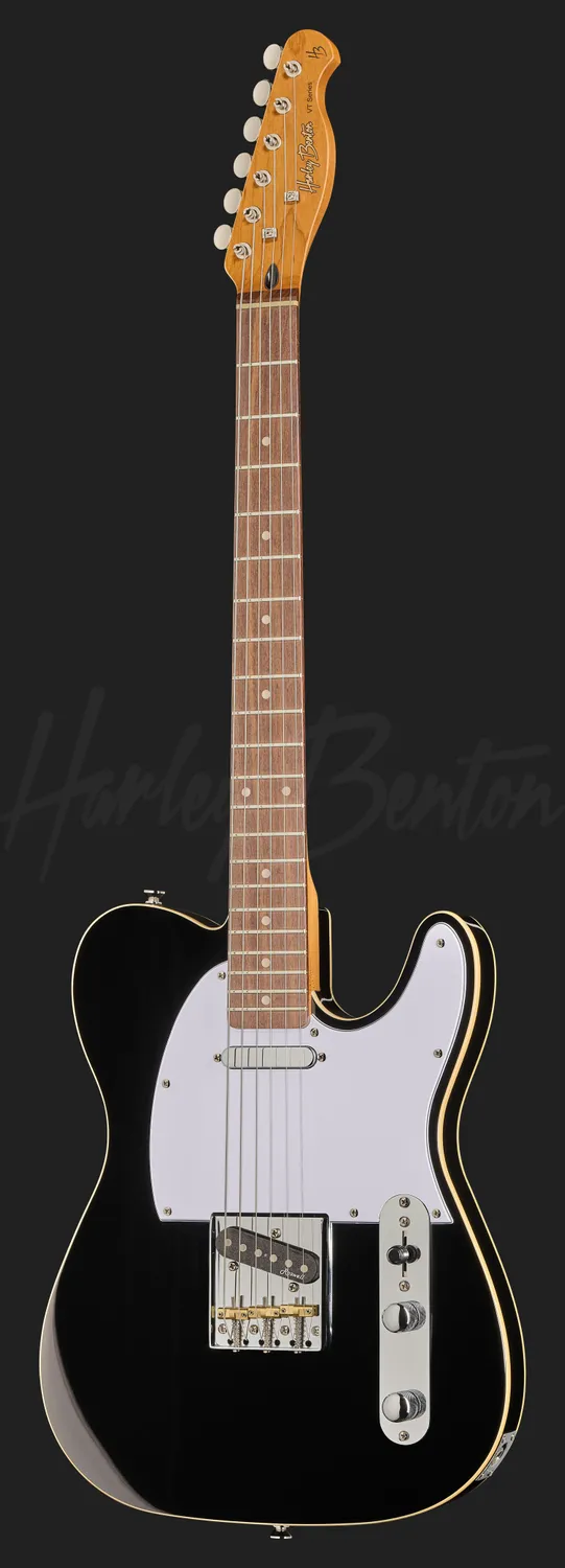 Harley Benton Classic TE-62DB E-Gitarre Schwarz Singlecoil