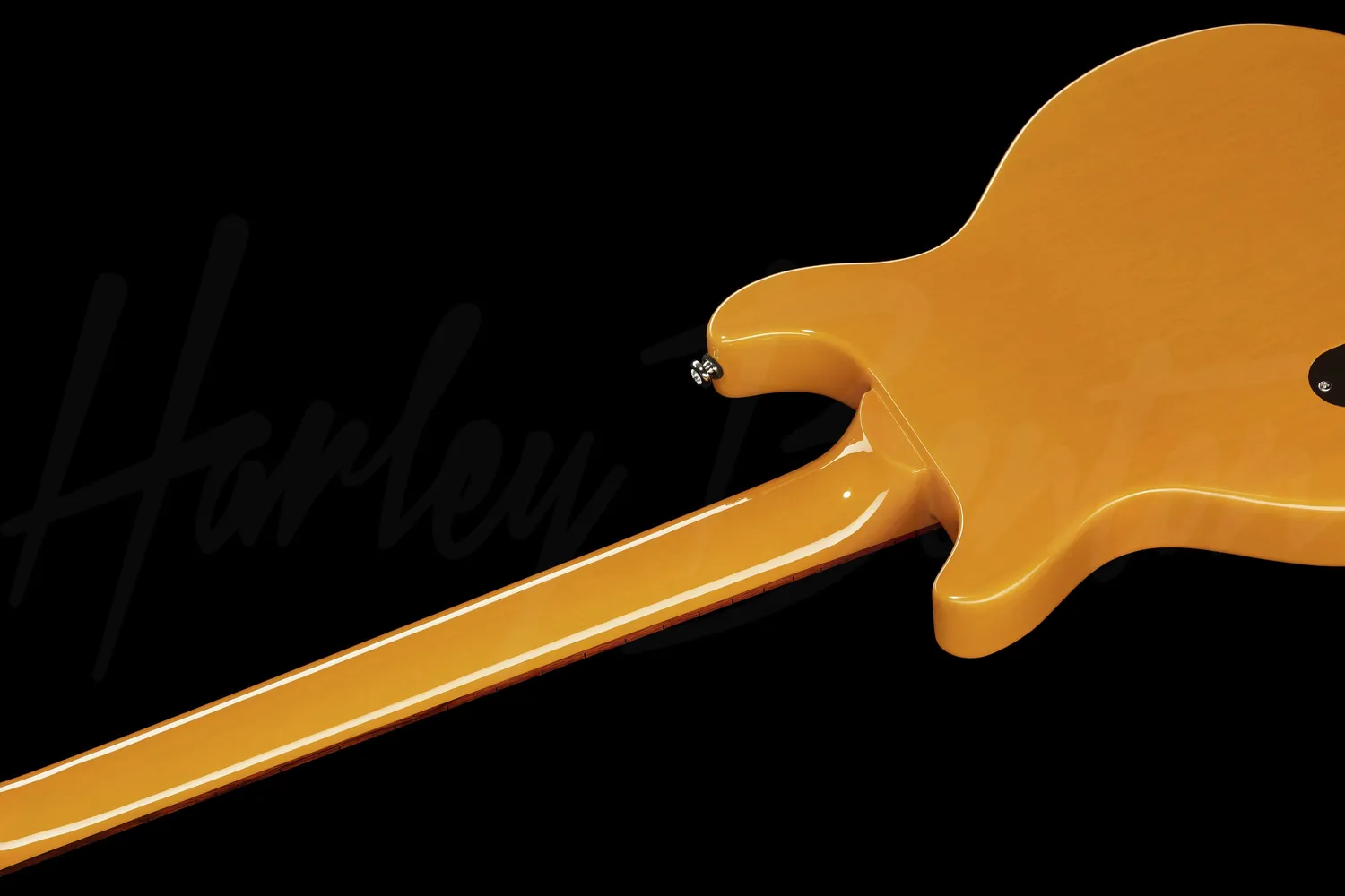 Harley Benton Vintage DC-Junior E-Gitarre TV Yellow