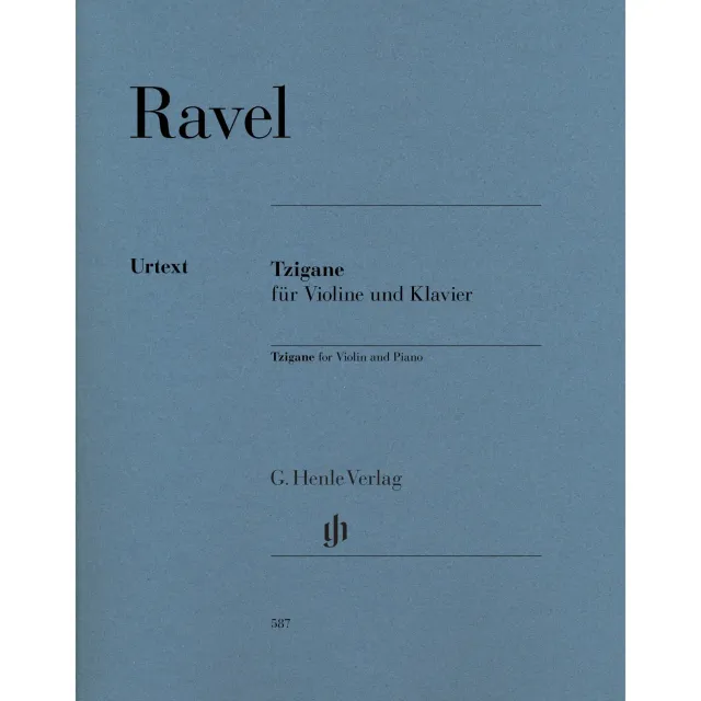 Shar Music Ravel Tzigane Noten Violine Klavier Urtext