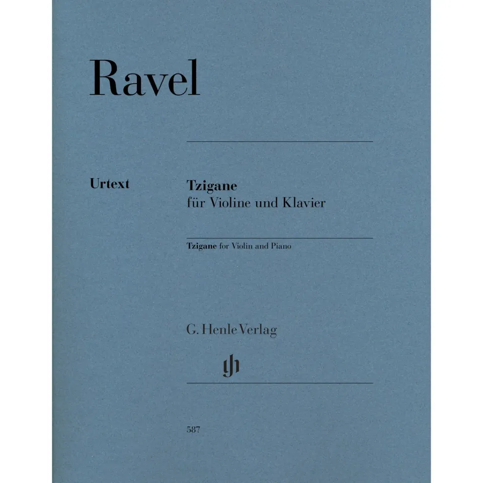 Shar Music Ravel Tzigane Noten Violine Klavier Urtext