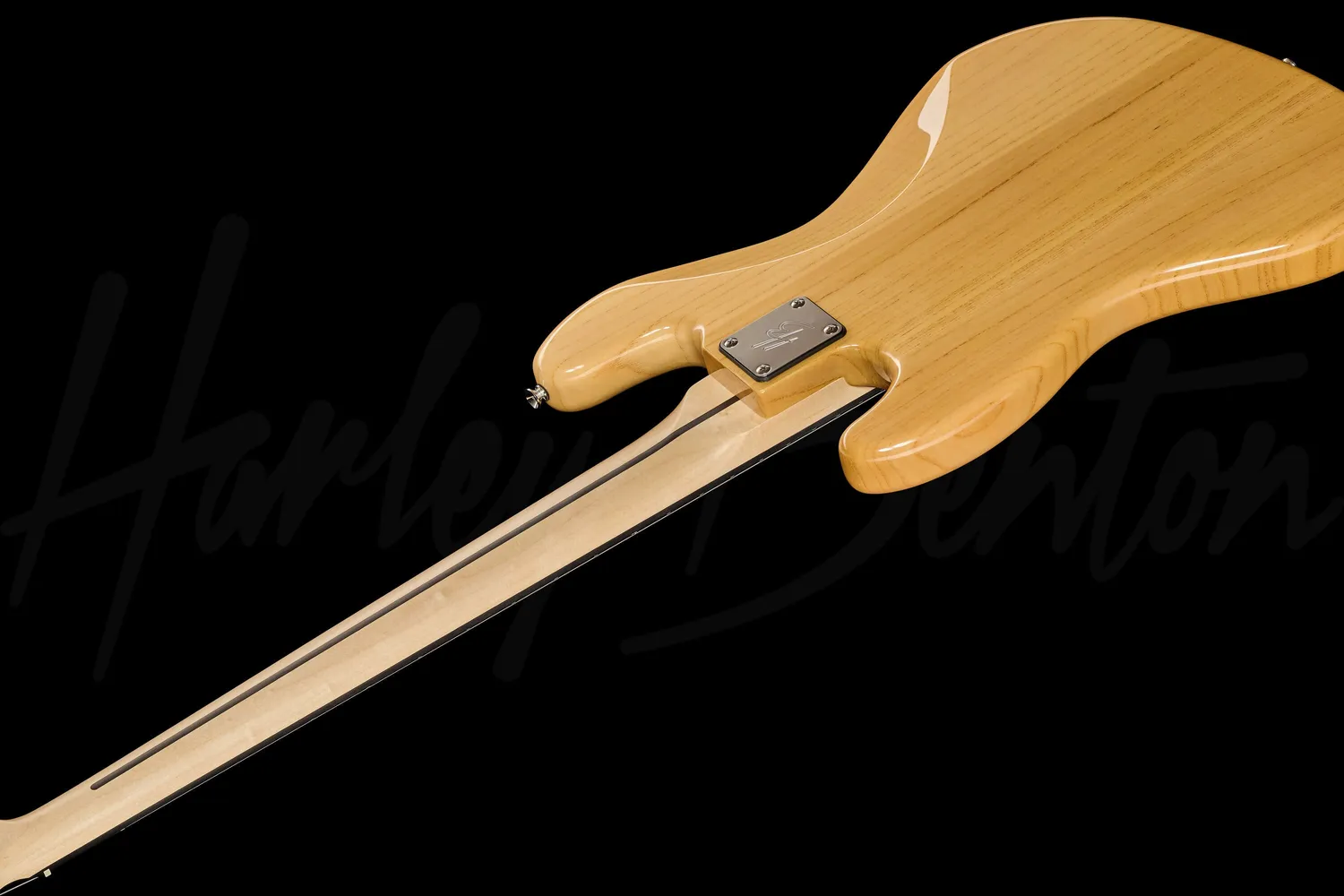 Harley Benton Vintage JB-75-5MN E-Bass Natur 5-saitig Esche