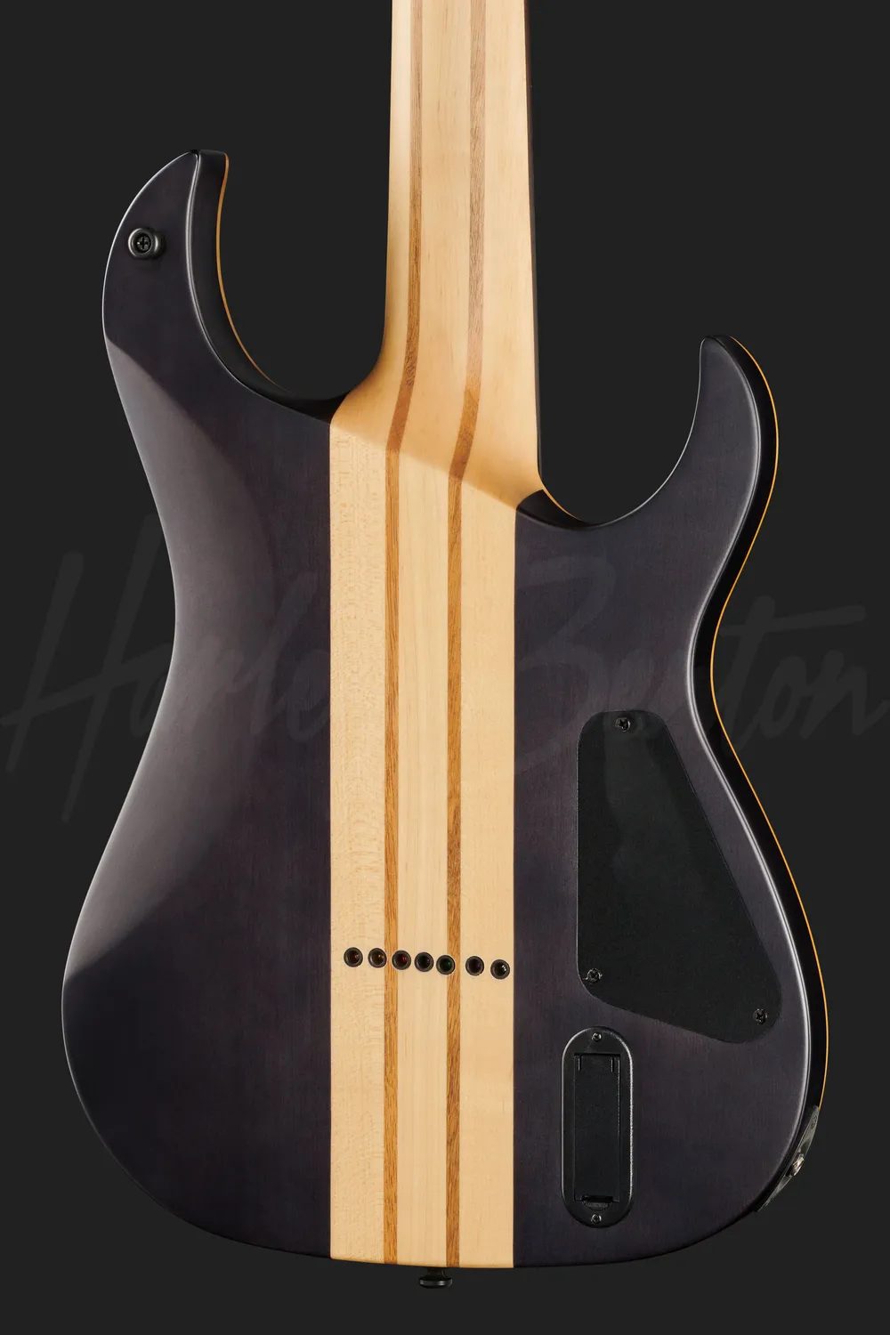 Harley Benton Amarok-7 E-Gitarre LH Flame Burst 7-saitig EMG