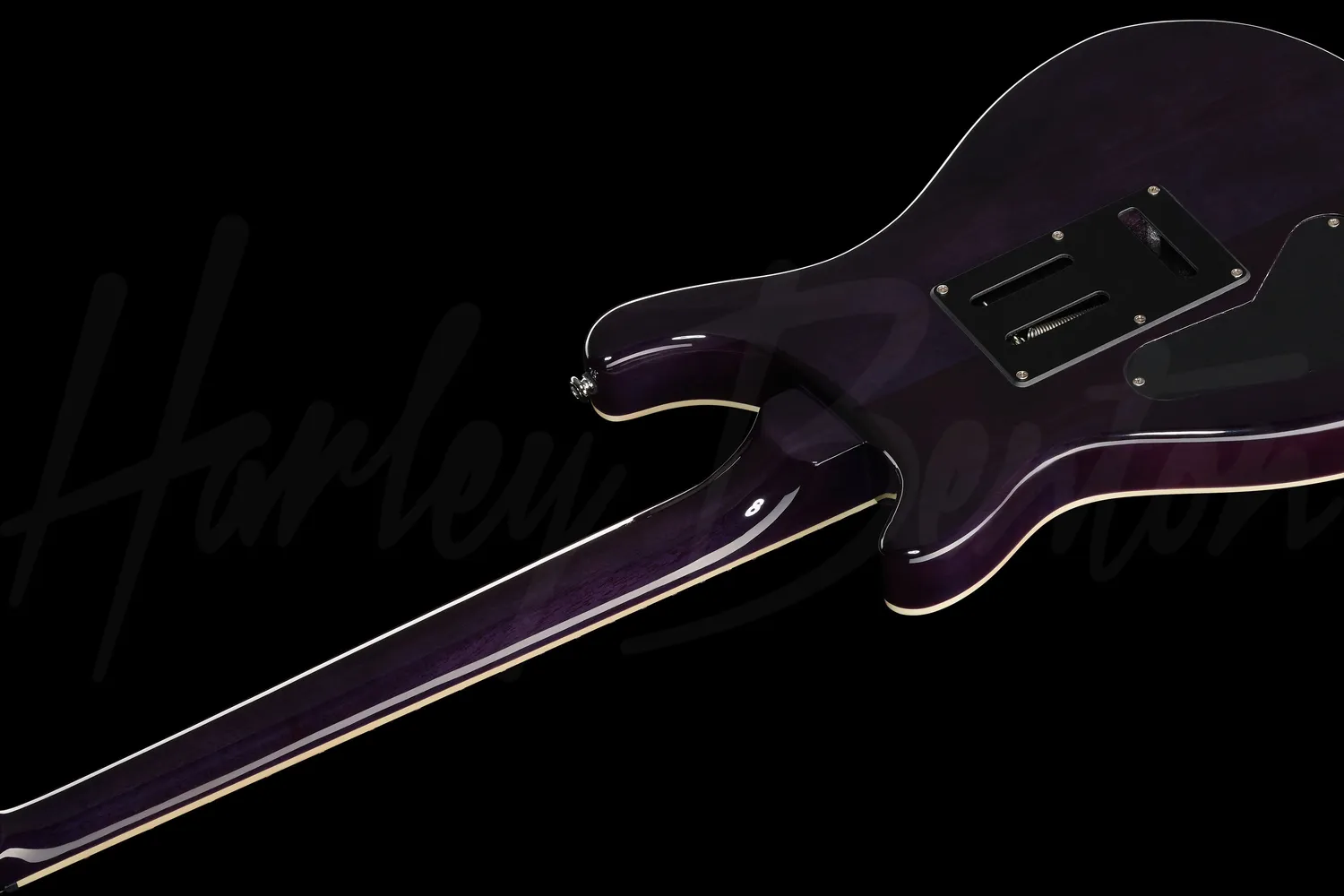 Harley Benton Deluxe CST-24T E-Gitarre Purple Burst 24 Bünde