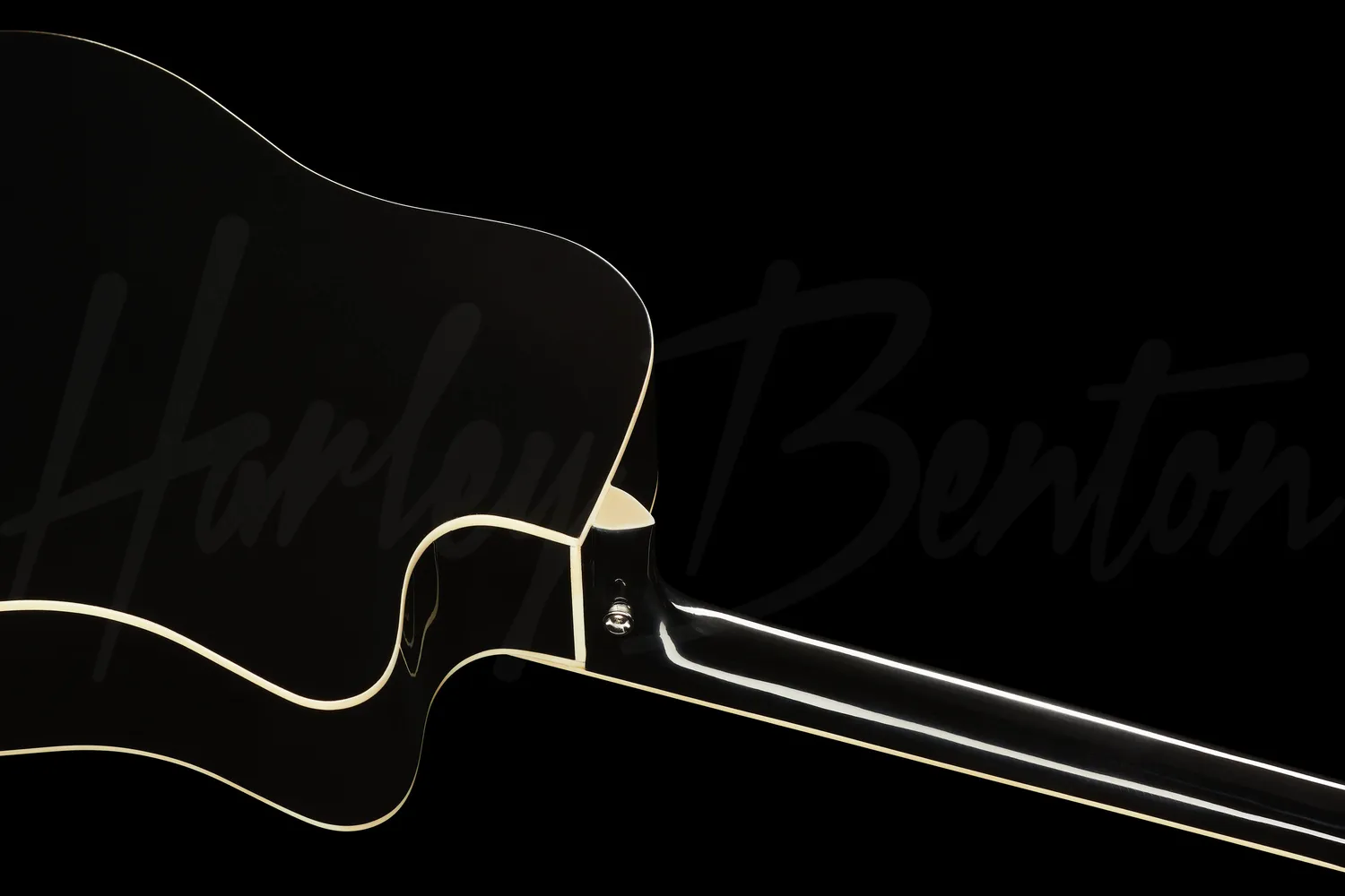 Harley Benton D-120CE-LH BK Westerngitarre links Schwarz