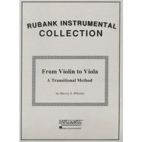 Rubank Whistler From Violin to Viola Bratschenschule