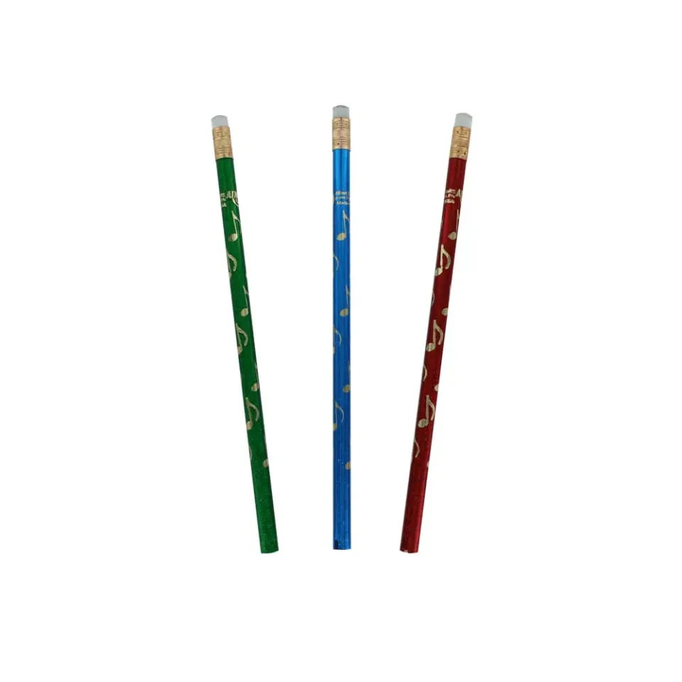 Shar Music Sparkles Achtelnoten Bleistift Holz mit Glitzer