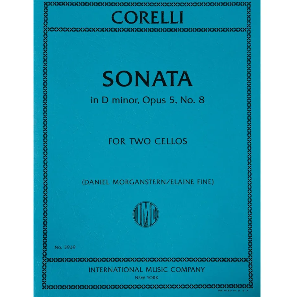 Shar Music Corelli Sonate d-moll Op.5 Nr.8 Noten für 2 Celli