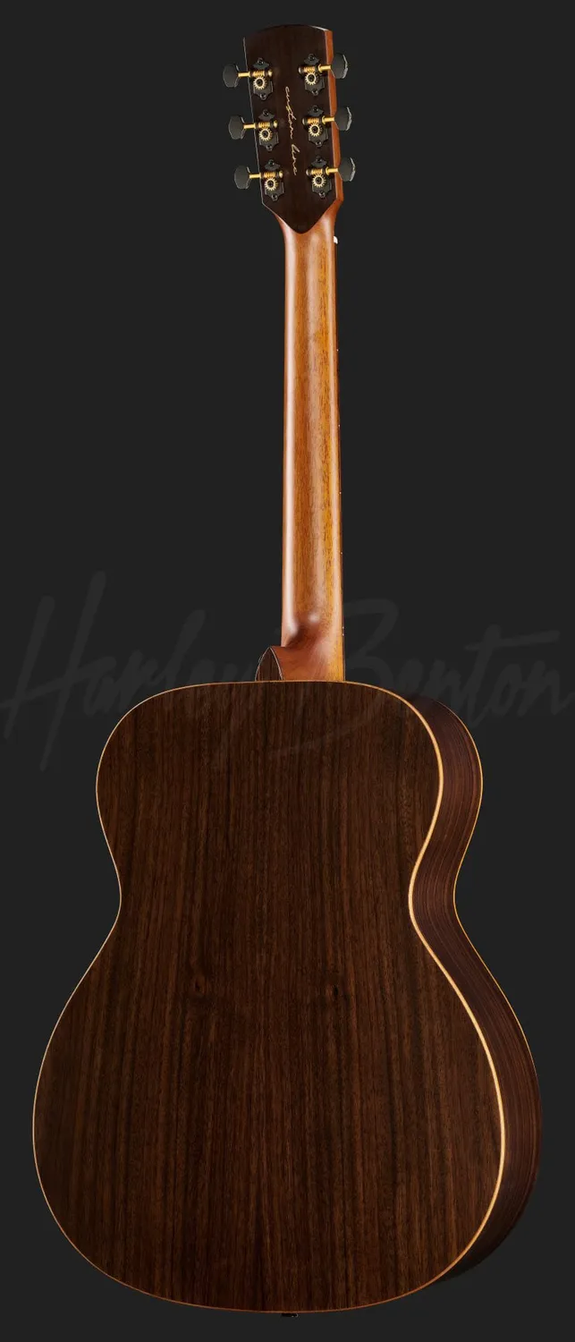 Harley Benton CLO-70ASR Akustikgitarre OM schwarz matt