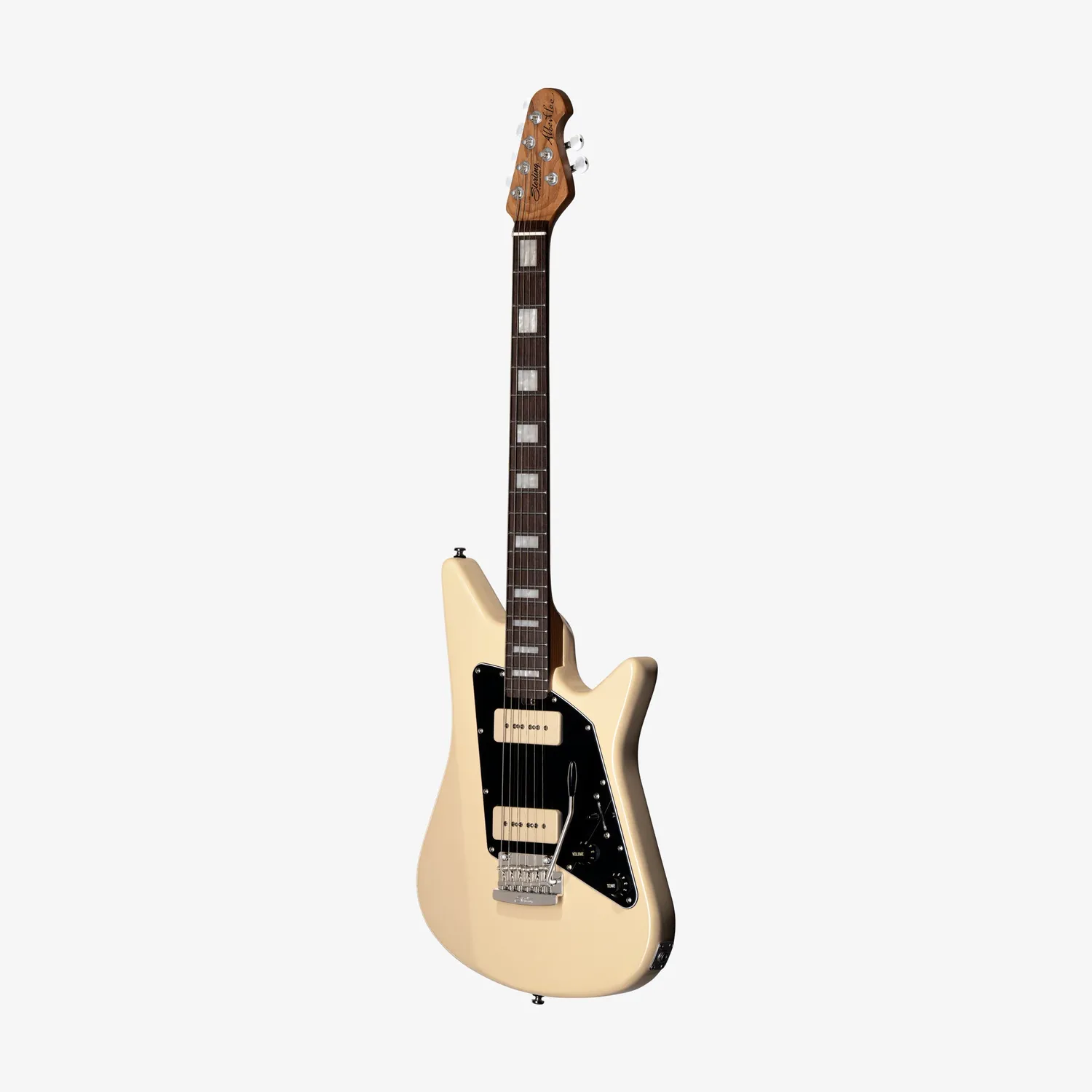 Sterling Albert Lee P90 E-Gitarre Vintage Cream