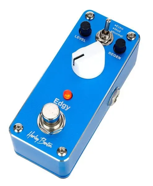 Harley Benton MiniStomp Edgy Delay-Pedal True Bypass kompakt