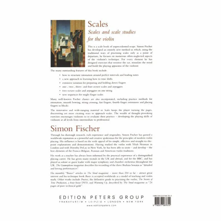 Peters Fischer Scales Scale Studies Violine