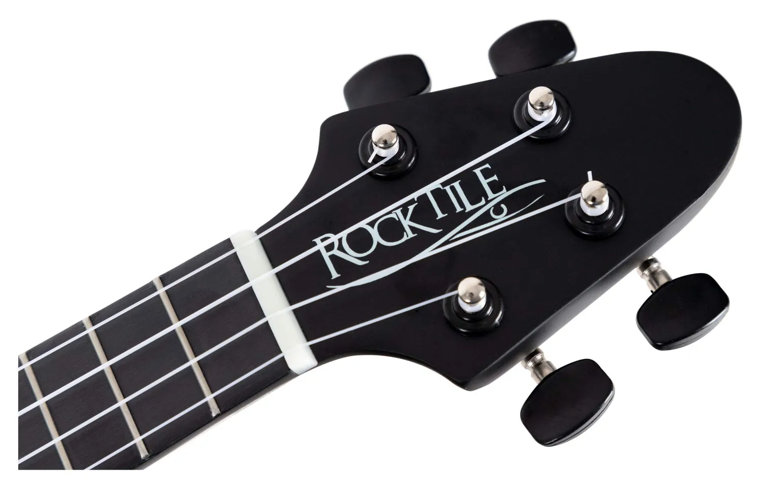 Rocktile FV-04 BK Ukulele Sopran schwarz Heavy