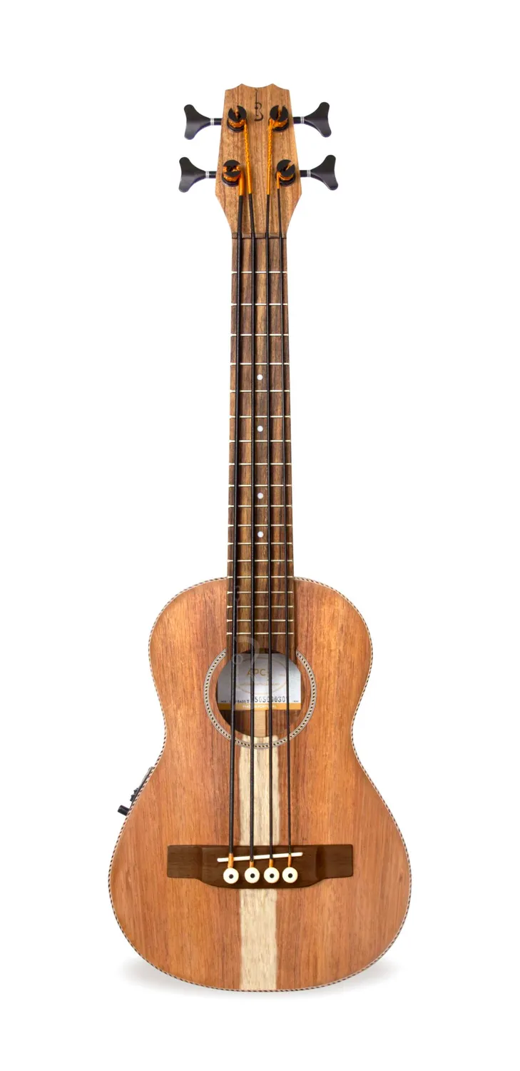 APC UKU Bass T Bass Ukulele Koa massiv offenporig