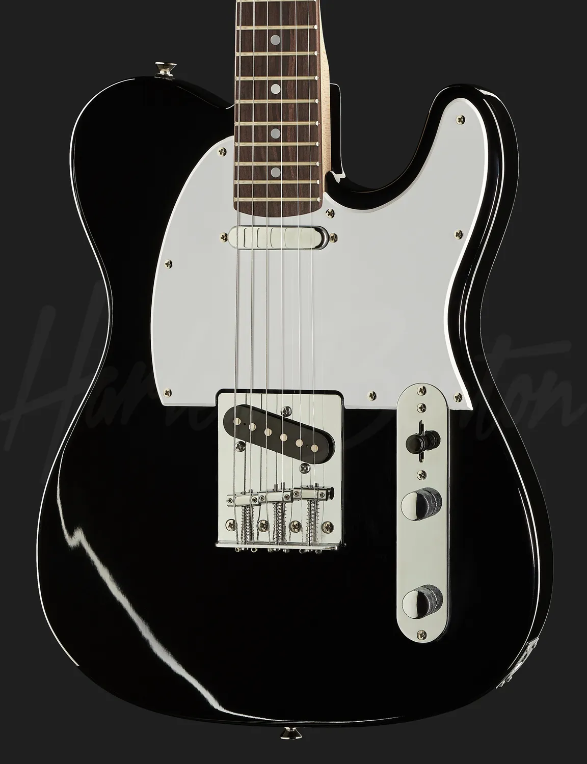 Harley Benton Student TE-20 BK E-Gitarre Schwarz Single-Coil