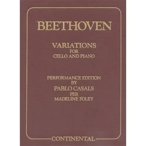 Shar Beethoven Variationen Op 66 Cello Noten Cello Klavier Grad 5