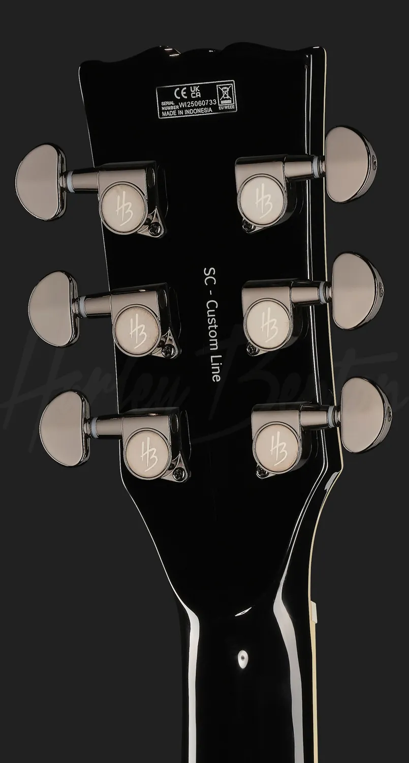 Harley Benton Vintage SC-Custom III E-Gitarre Quilt Midnight
