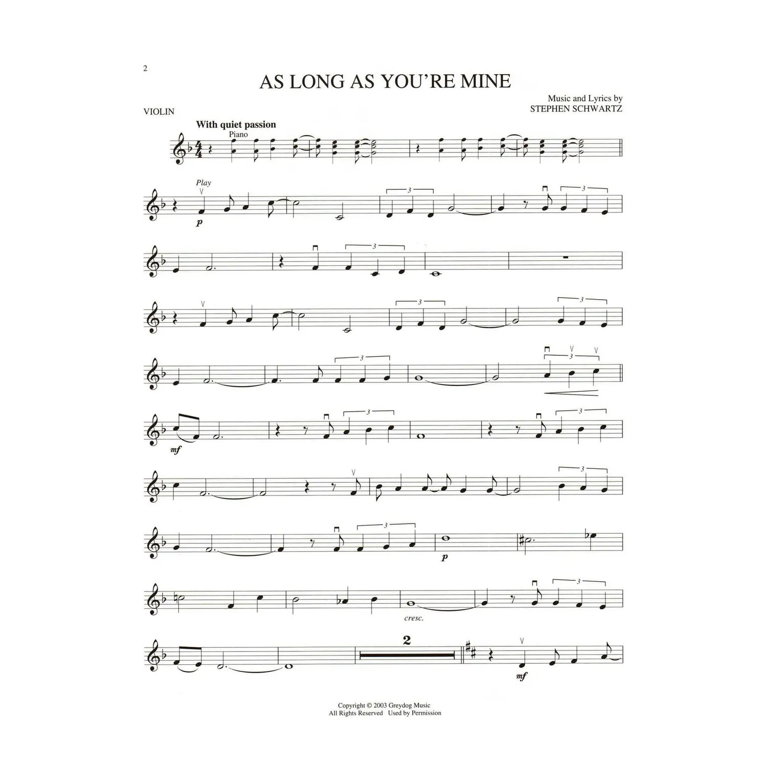 Shar Music Wicked 13 Songs Violine Noten mit Audio