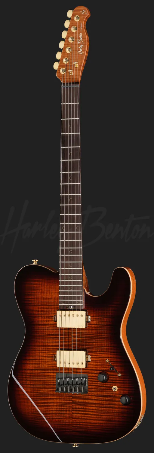 Harley Benton Fusion-T II HH RW HT E-Gitarre FBB Hardtail