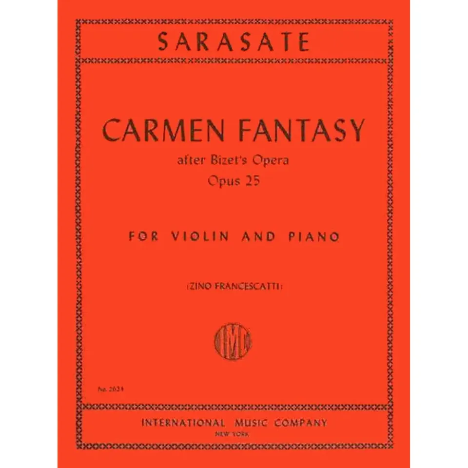 International Sarasate Carmen Fantasy Violinnoten Op 25