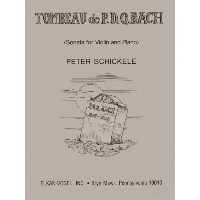 Theodore Presser Tombeau de PDQ Bach Noten Violine Klavier