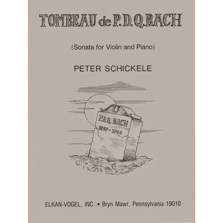 Theodore Presser Tombeau de PDQ Bach Noten Violine Klavier